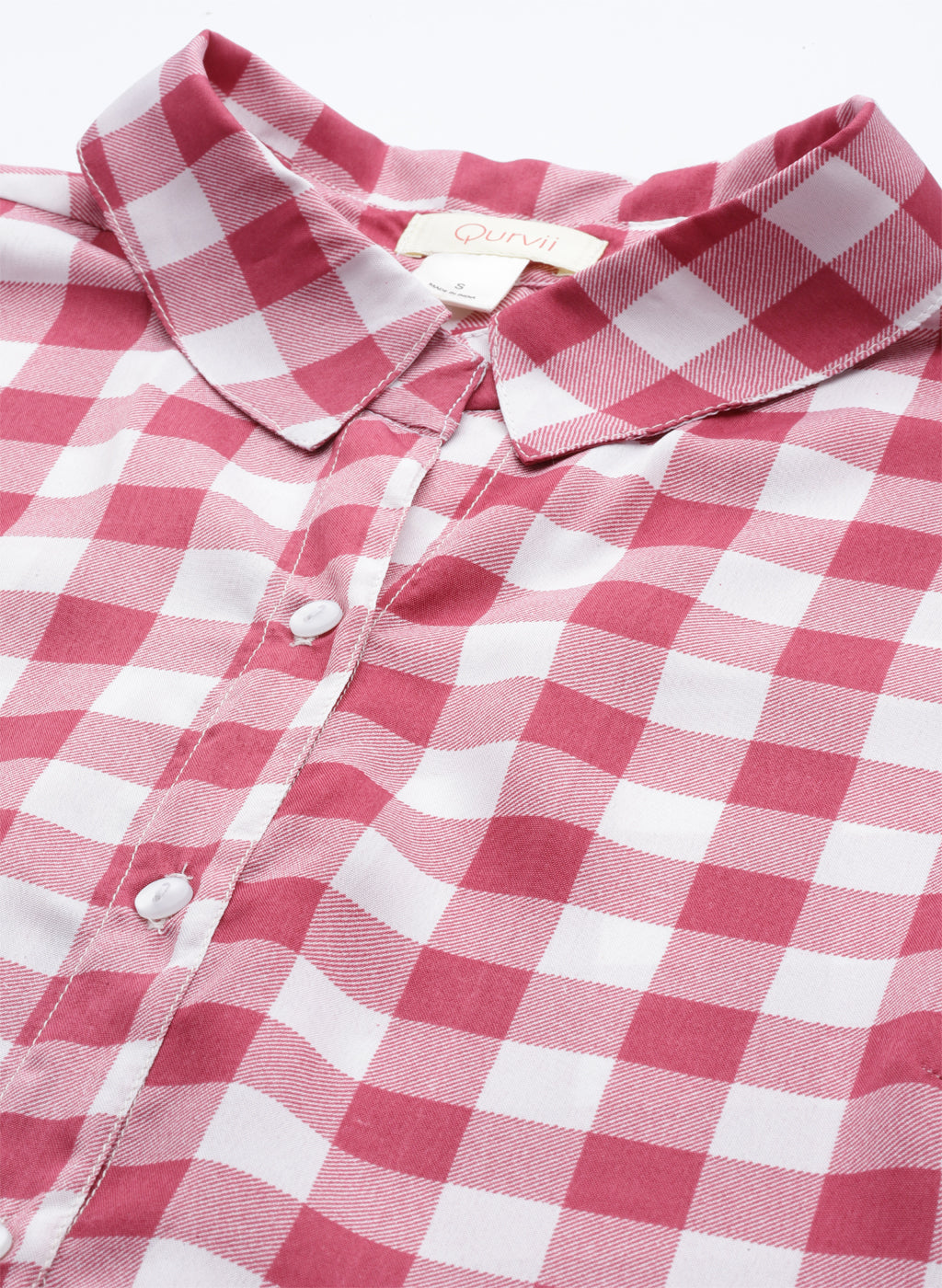 Onion Pink Plaid Shirt