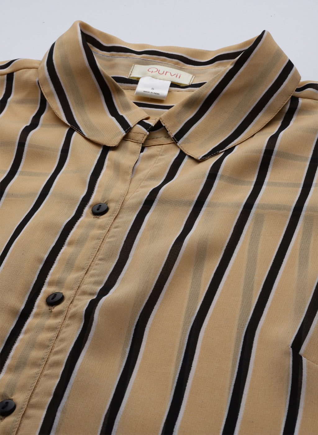 Beige Stripe Shirt