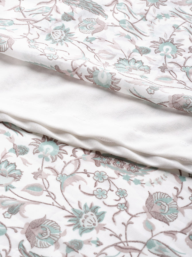 Mint green paisely maxi summer dress