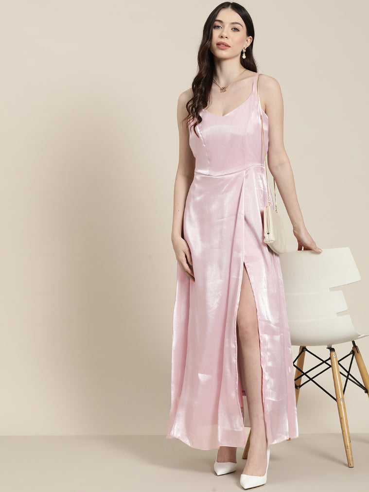 Lavender blush Silk Organza party dress