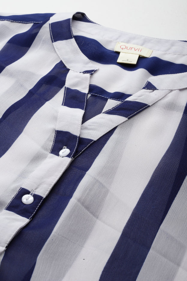 Blue and White Stripe shirt