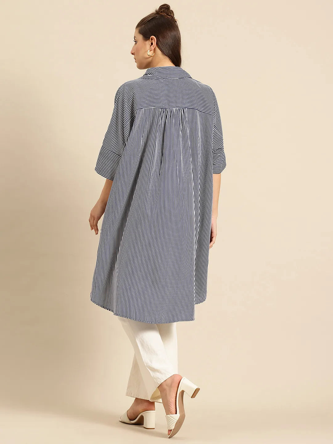 Black Stripe oversized Shirt