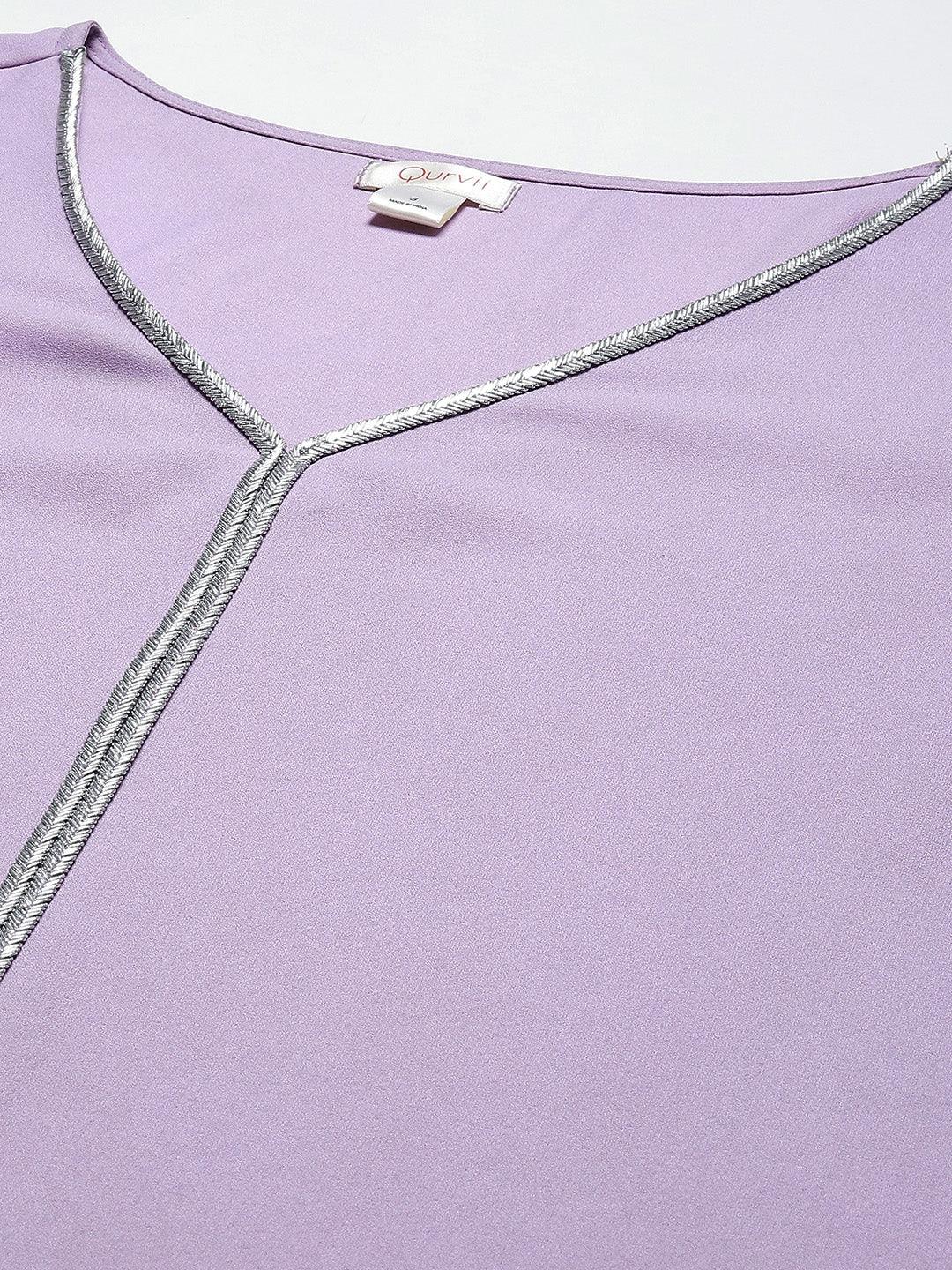 Qurvii Lavender top - Qurvii India