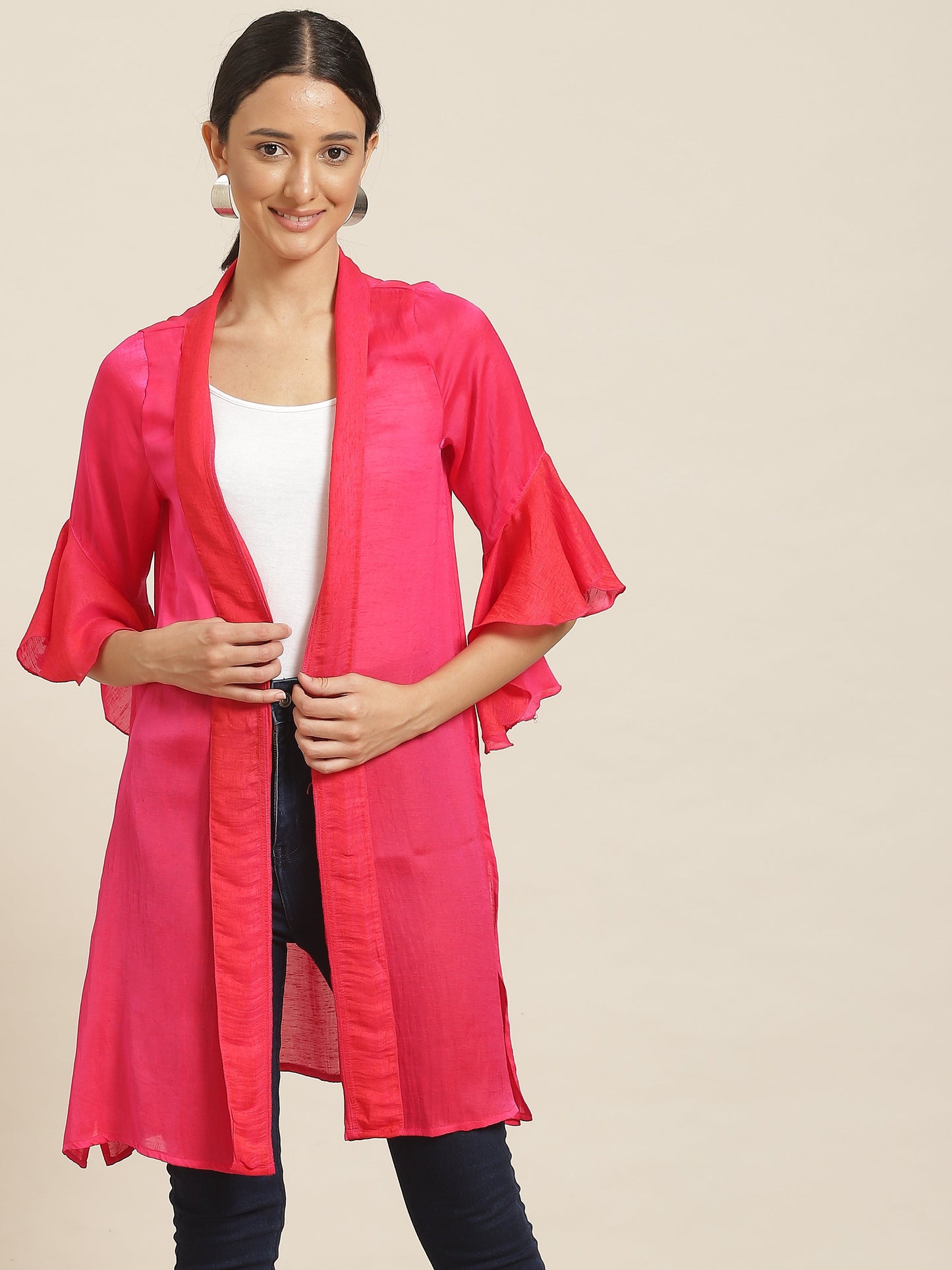colorblock shrug