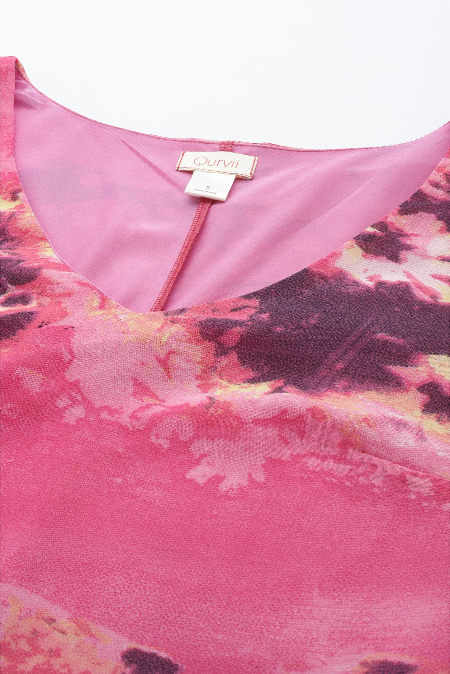 Pink A-line dress