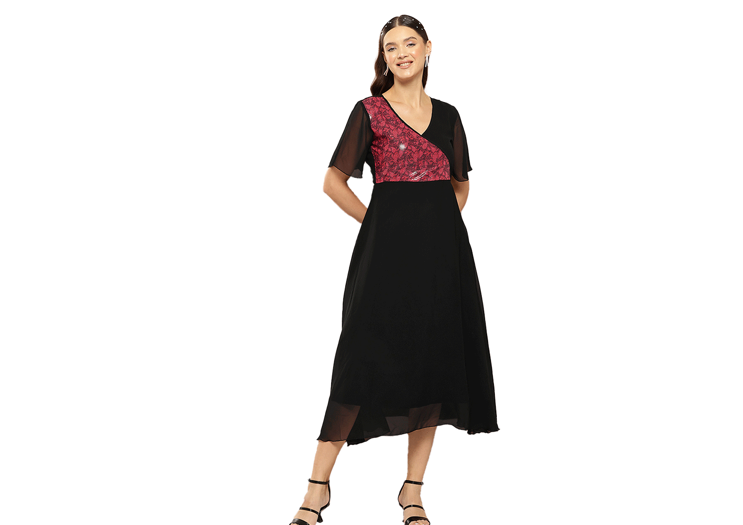 Dress A-line kaftan formal party casual evening