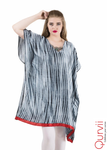 Qurvii Tiendie Satin Kaftan