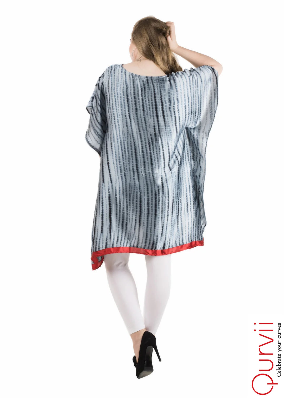 Qurvii Tiendie Satin Kaftan