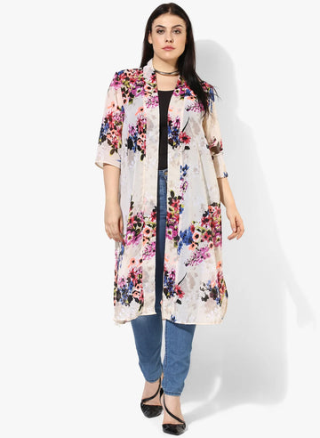 Qurvii Floral Duster