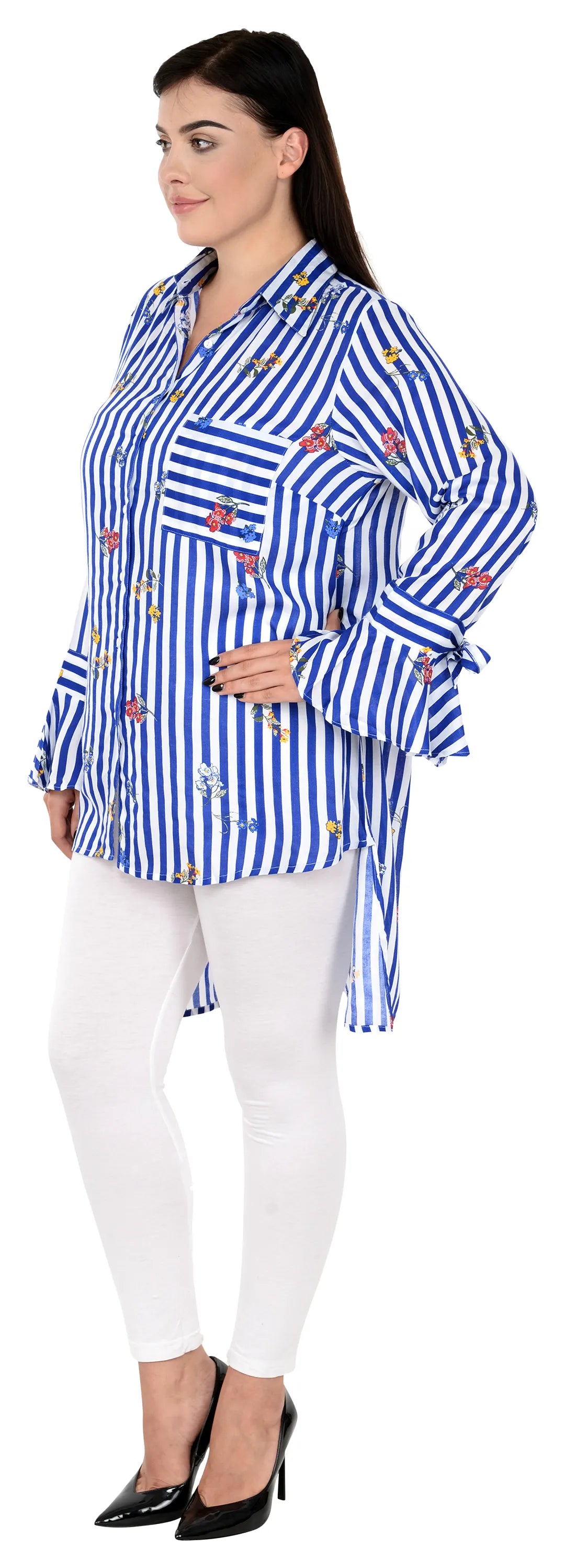 Qurvii Women's Striped Shirt