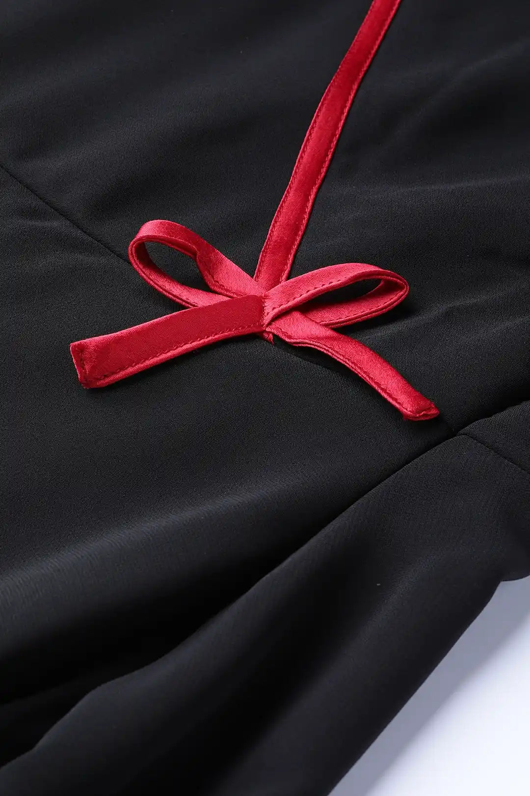 Qurvii Women Black Solid Wrap Dress