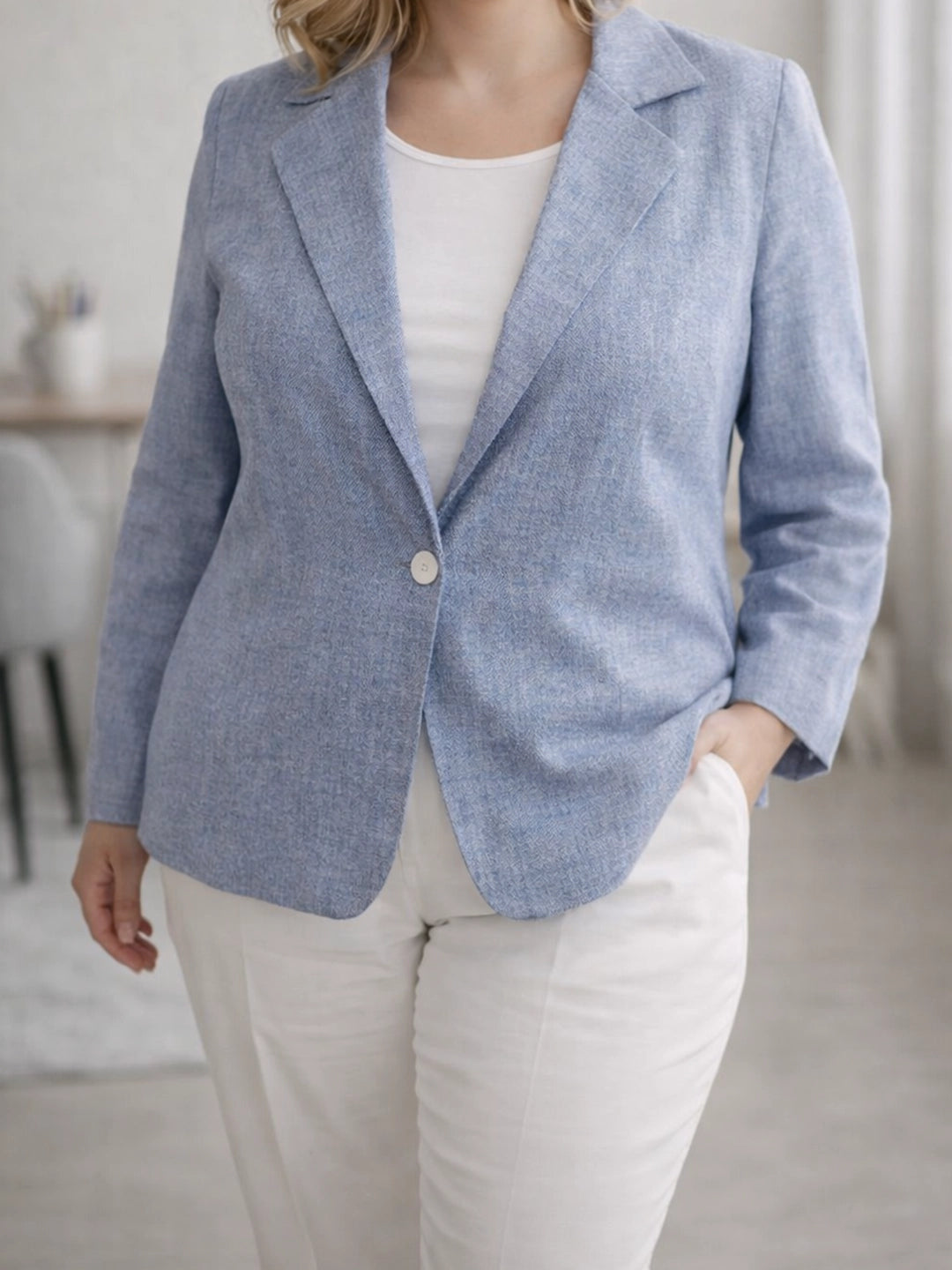 Powder Blue Blazer