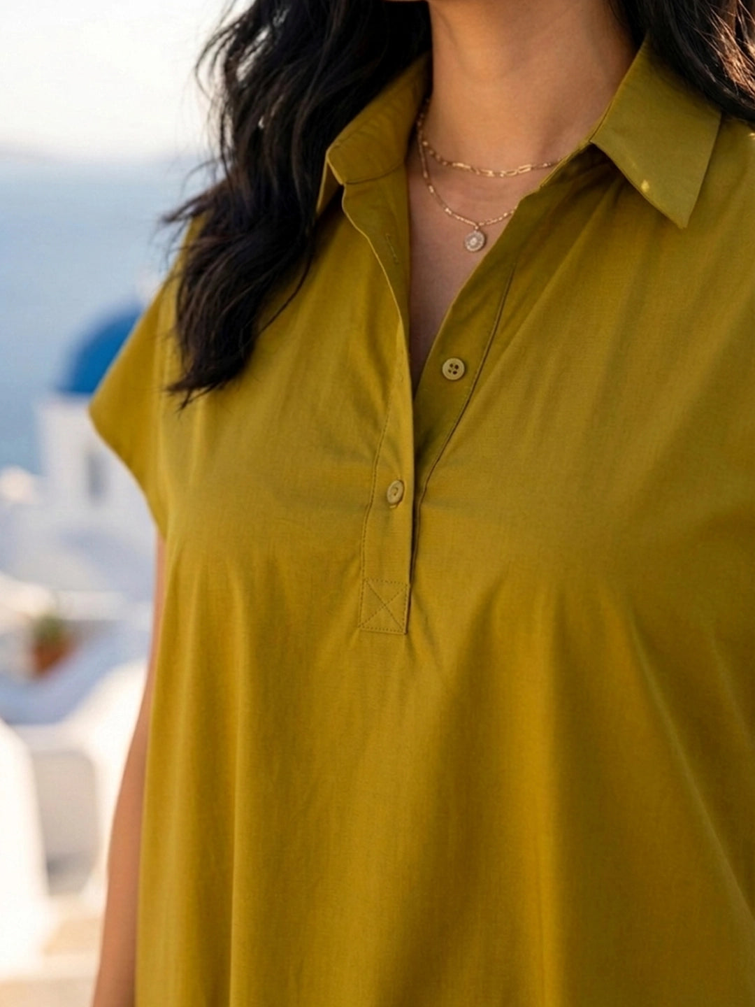 Olive oversized dress