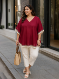 maroon 3 rayon kaftan — styled look