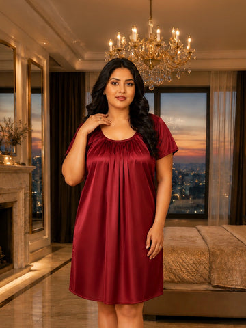 Satin night dress