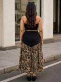black valentino skirt — close-up detail