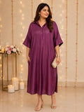 wine silk dress for women in sizes XXS to 5XL