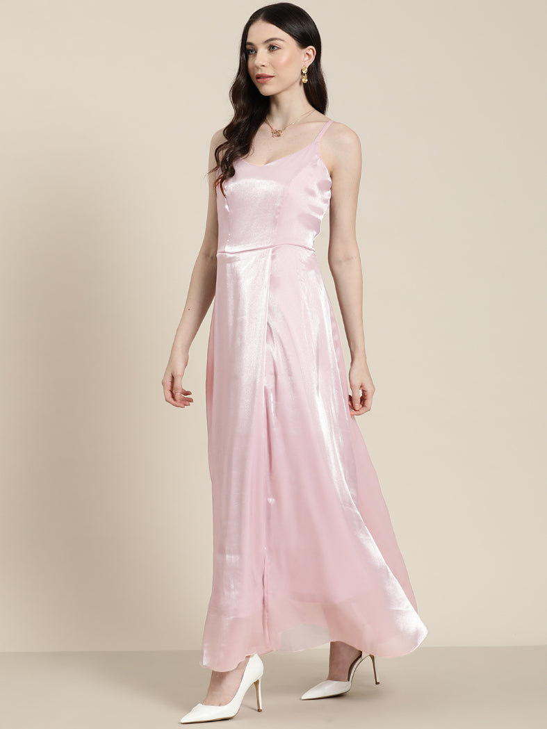 Lavender blush Silk Organza party dress