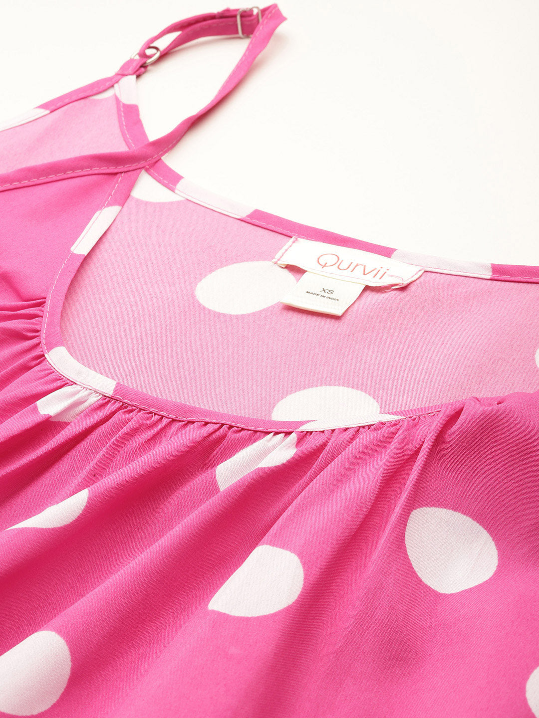 Pink Polka Dot Dress strappy dress