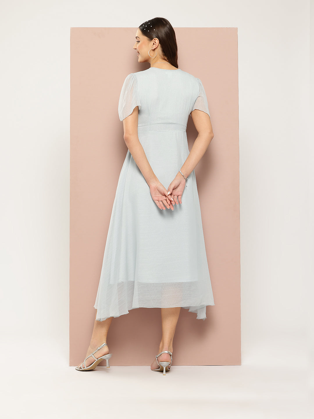 Sequins Yoke party Maxi dress