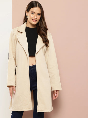 Beige collared coat