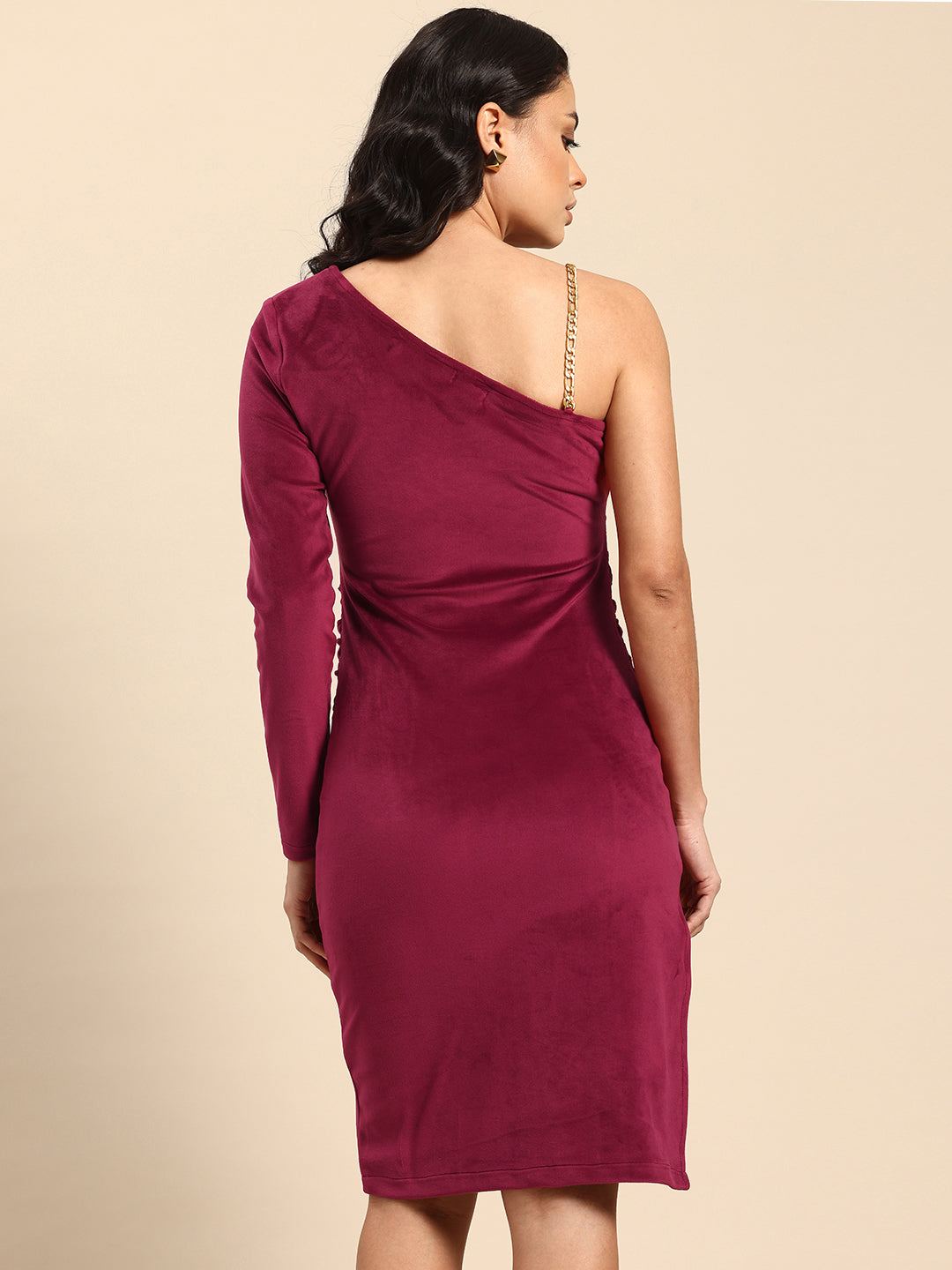 One shoulder bodycon party dress