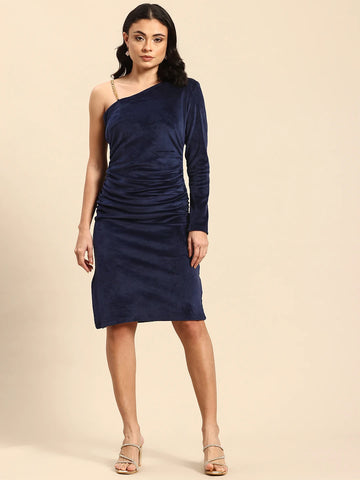 One shoulder bodycon dress
