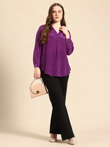 Half placket shirt