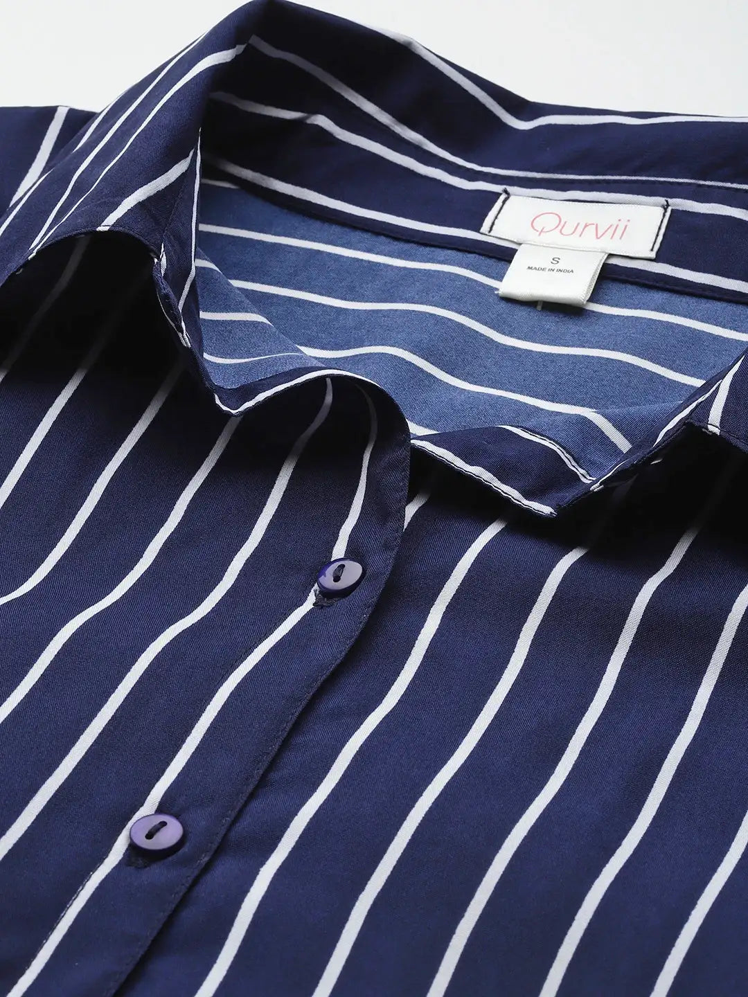 Navy Stripe oversized Shirt