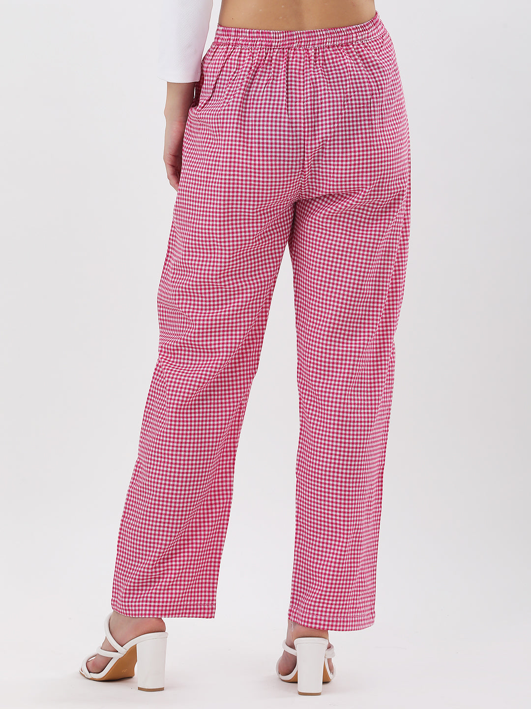 Pink Gingham pant