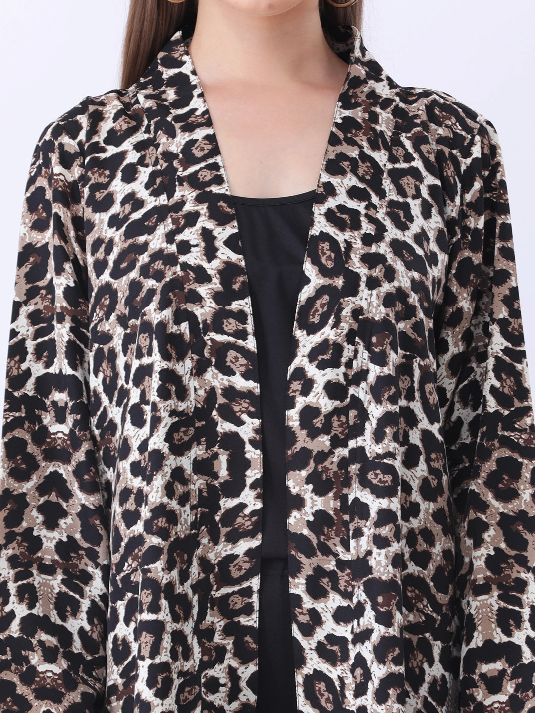 Leopard print shrug