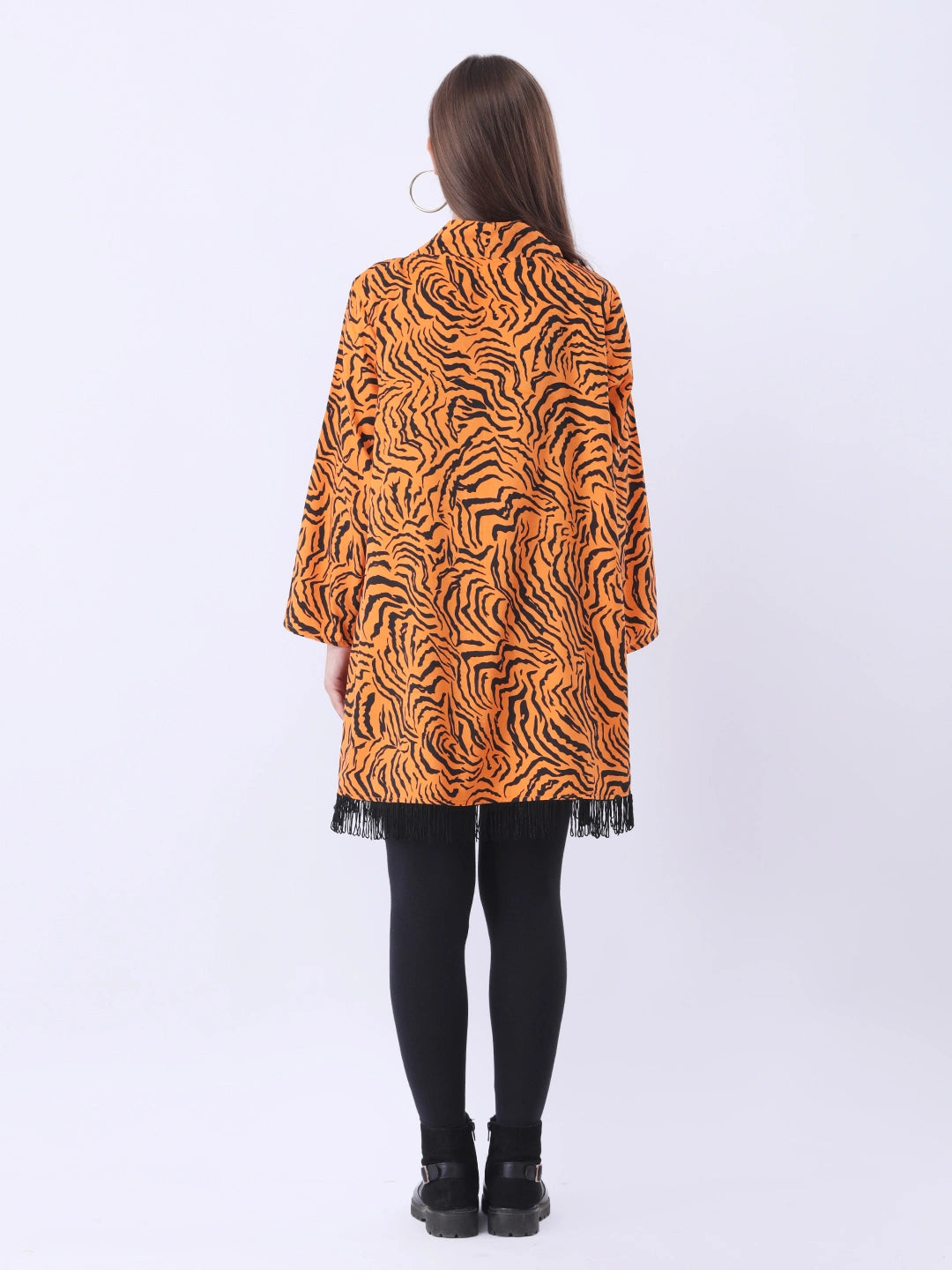 Animal print shrug