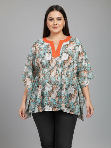 Floral print Kaftan top