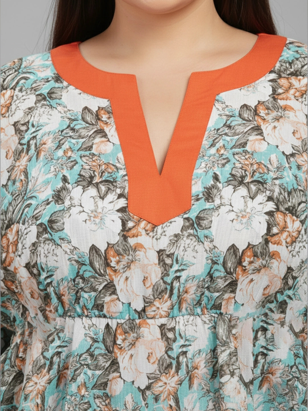 Floral print Kaftan top