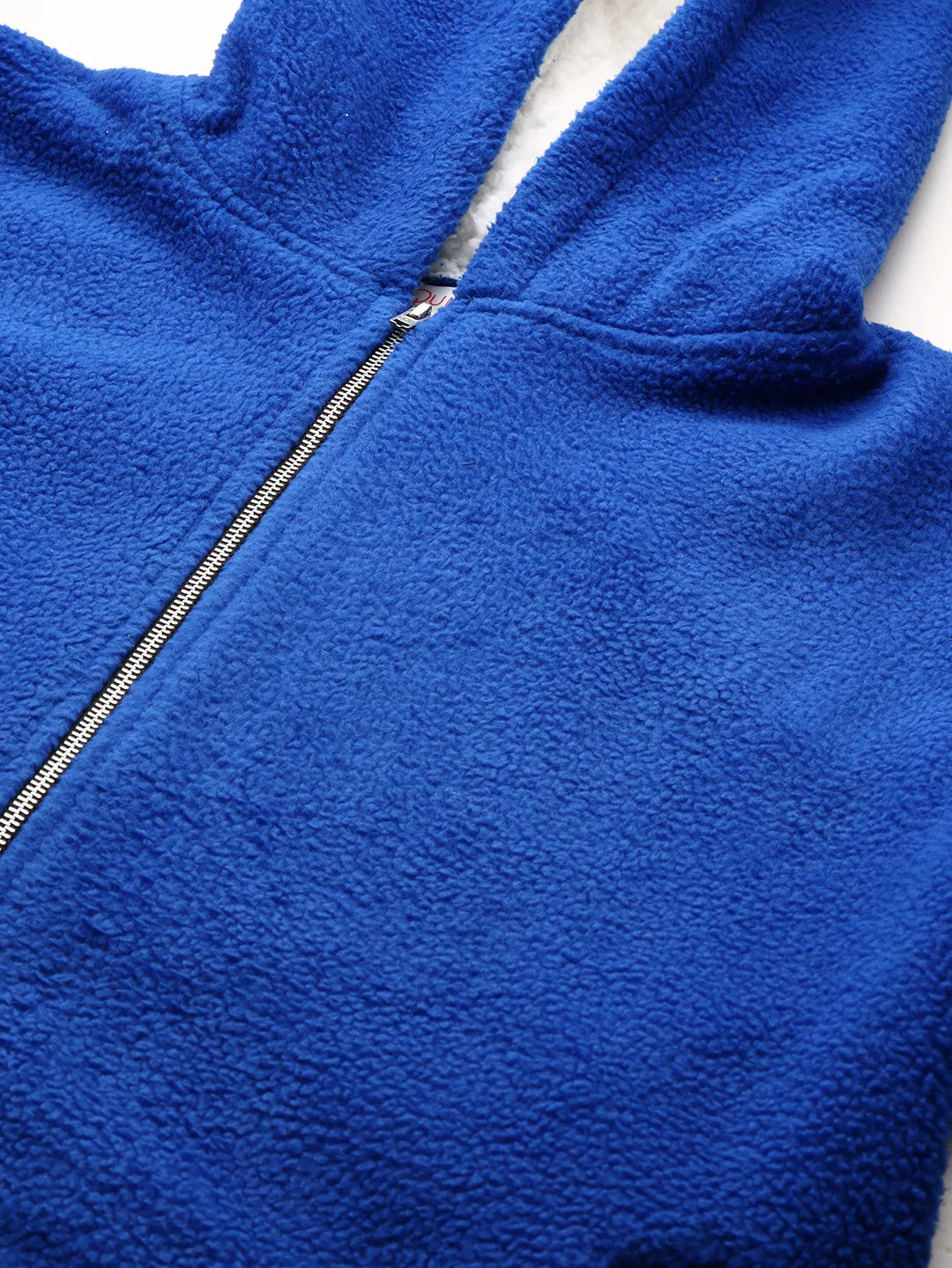 Royal blue fleece jacket hoodie