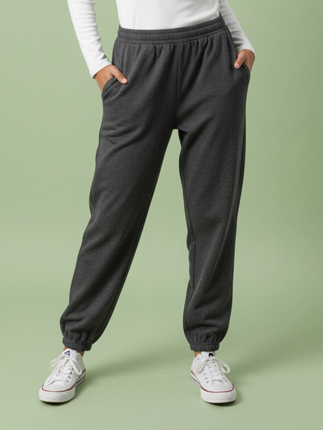 Gray Fleece joggers