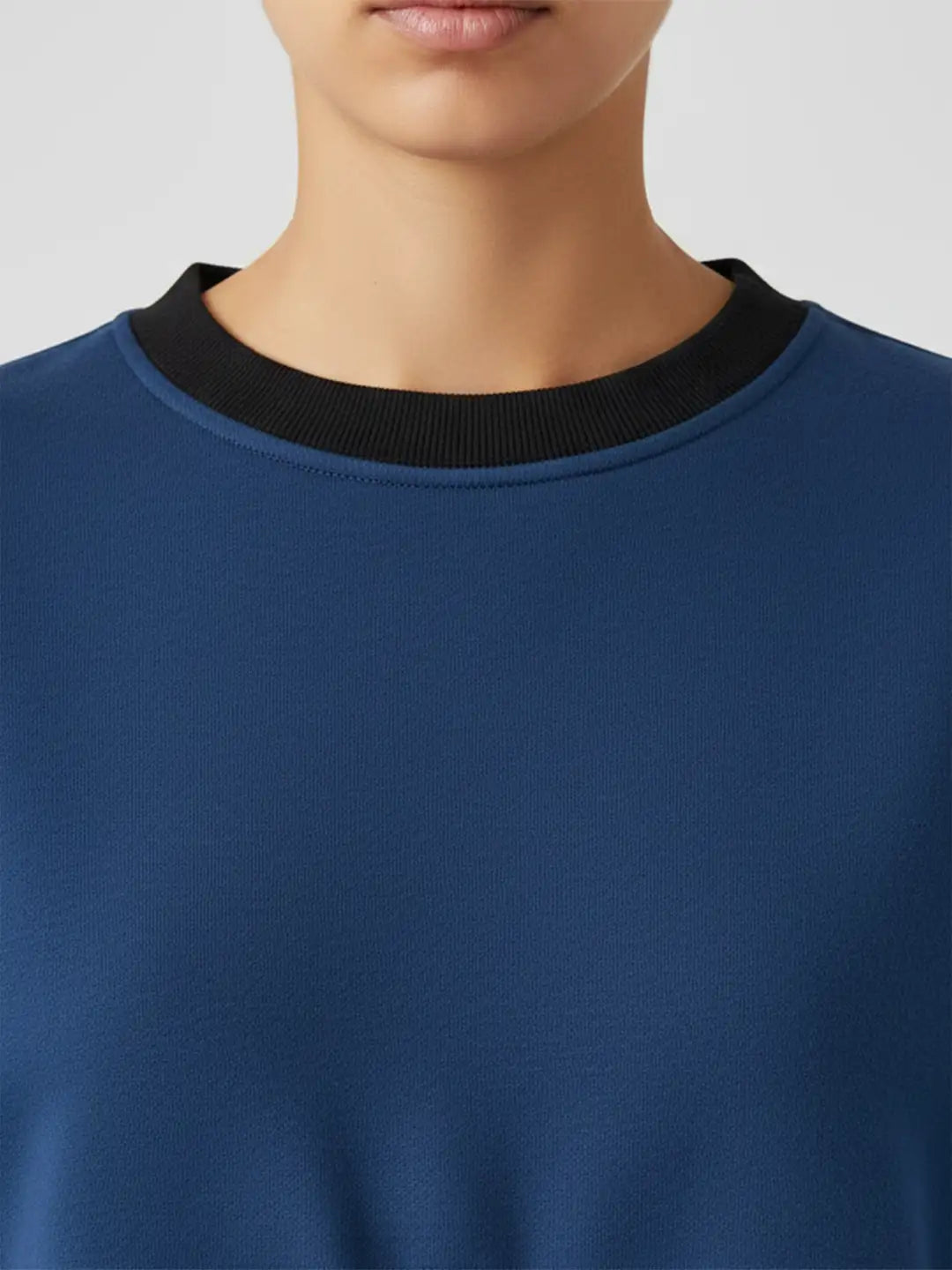 Solid teal sweatshirt