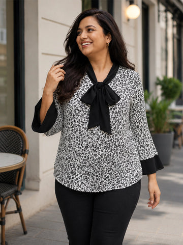 white crepe top for women in sizes XXS to 5XL