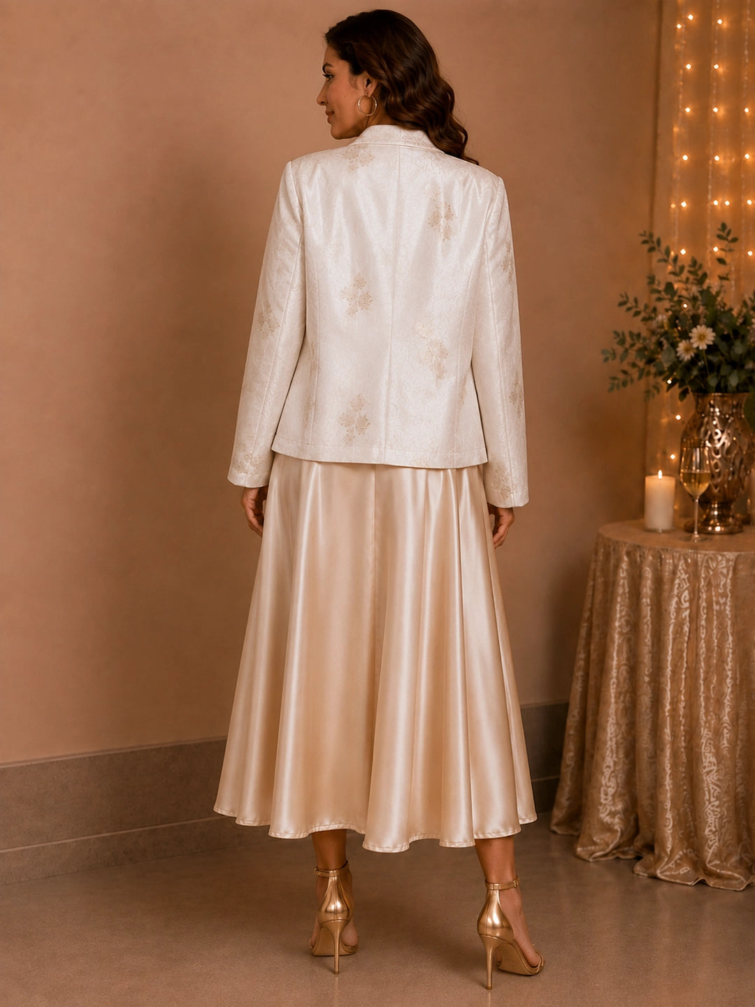 white french crepe co-ord set — styled look