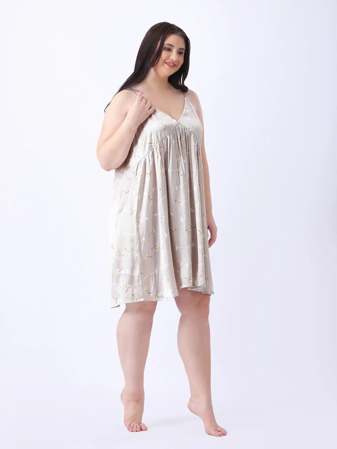 Empire beige cami night dress