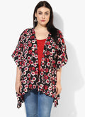 Qurvii Floral kaftan shrug - Qurvii India