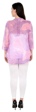 Qurvii Watercolor front drape shrug - Qurvii India