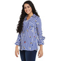 Qurvii Women's striped shirt - Qurvii India