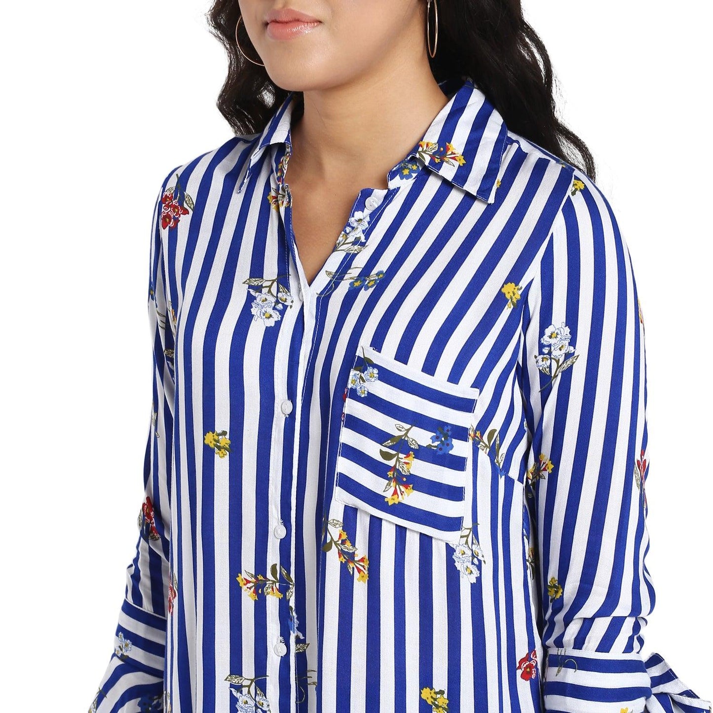 Qurvii Women's striped shirt - Qurvii India