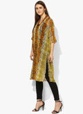 Qurvii Snakeskin Print Duster - Qurvii India