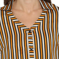 Qurvii Mustard stripe shirt - Qurvii India