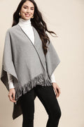 Qurvii Grey Poncho - Qurvii India