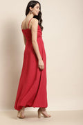 Qurvii Magenta Long Dress - Qurvii India