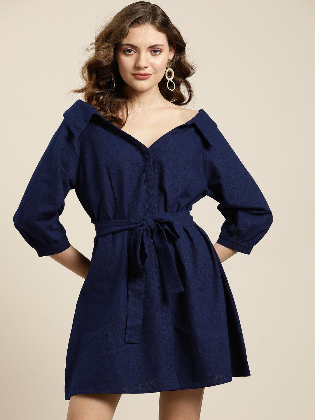 Qurvii Shirt Dress - Qurvii India
