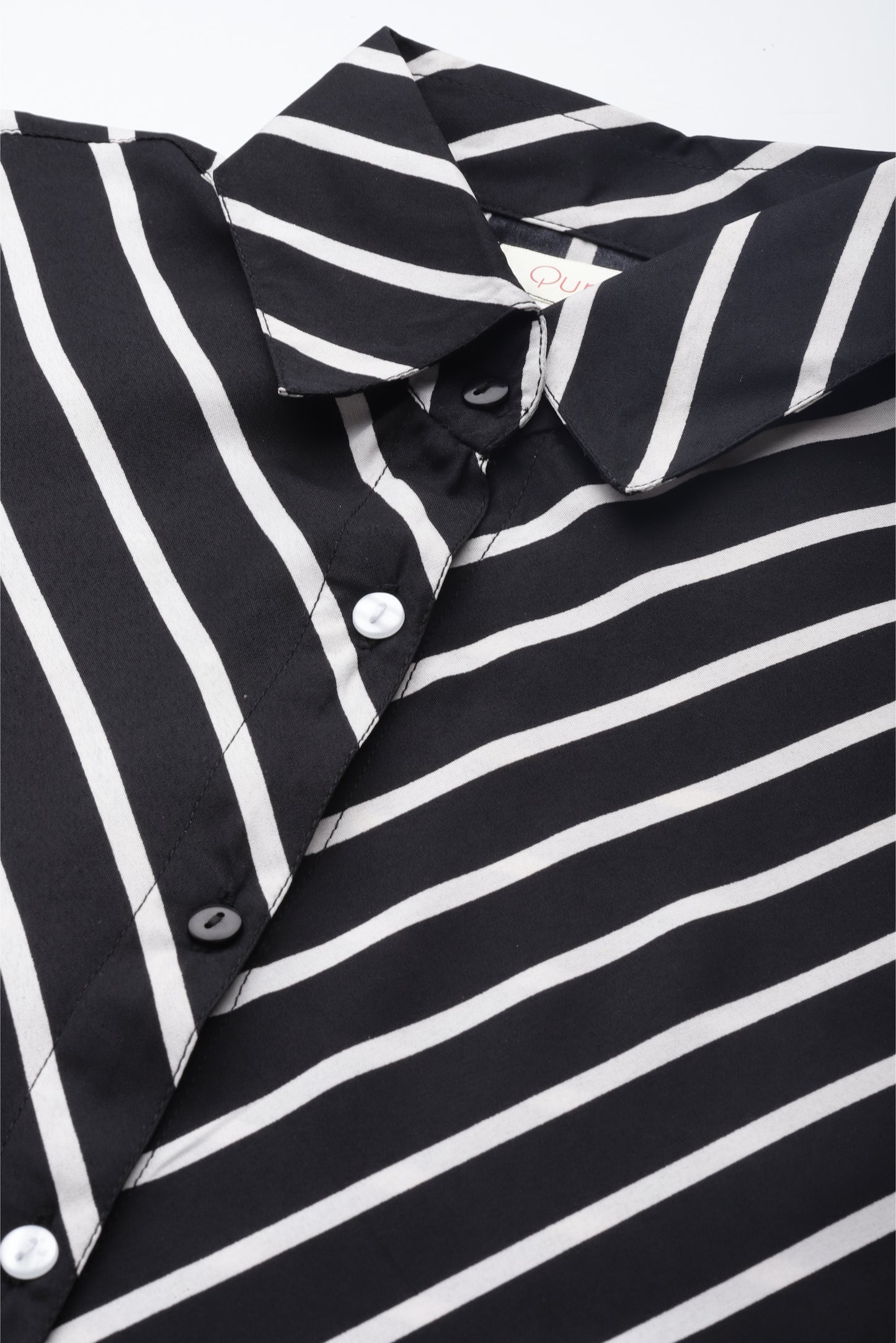 Black stripes shirt